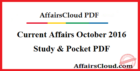 Current Affairs October