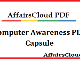 Computer Awareness PDF Capsule