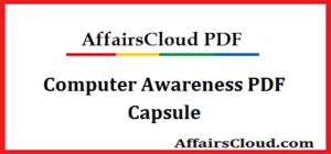 Computer Awareness PDF Capsule