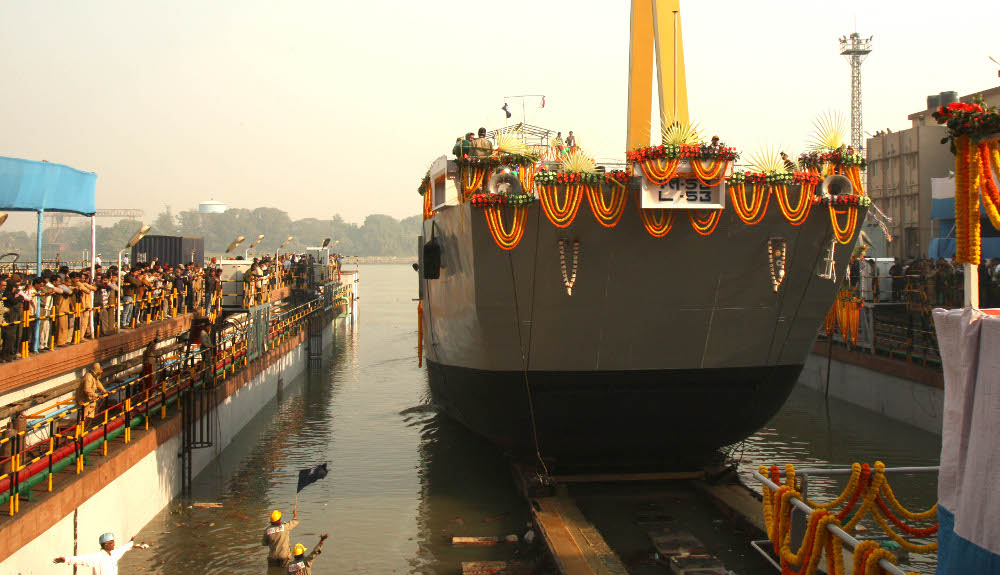 Landing Craft Utility LCU 58 launched at GRSE