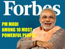 Prime Minister Narendra Modi Ranks among Forbes’ Top 10 Worlds Most Powerful People