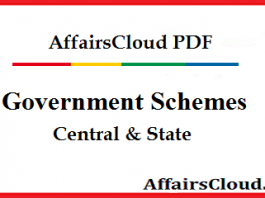 Government Schemes - Central & State
