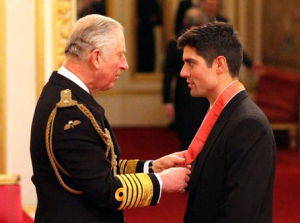 Alastair Cook Rewarded Top British Honor By Prince Charles