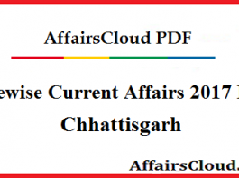 Chhattisgarh Current Affairs