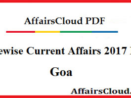 Goa Current Affairs