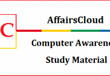 Computer Awareness Study Material Computer Awareness Study Material