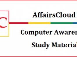 Computer Awareness Study Material