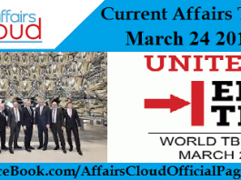 Current Affairs Today March 24 2017