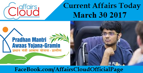 Current Affairs March 30 2017