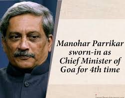 Former Defence Minister Manohar Parrikar Sworn in as Goa Chief Minister