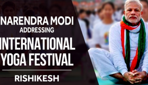 PM Modi addresses International Yoga Festival