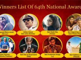 64th National Awards - Complete list of winners