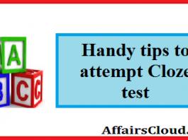 Handy Tips to Attempt Cloze Test