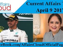 Current Affairs Today - April 9 2017