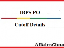 IBPS PO Cutoff