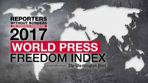 India ranks 136 on World Press Freedom Index, slips three places since 2016