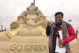 Indian Sand artist Sudarsan Pattnaik winas gold medal in Moscow Competition