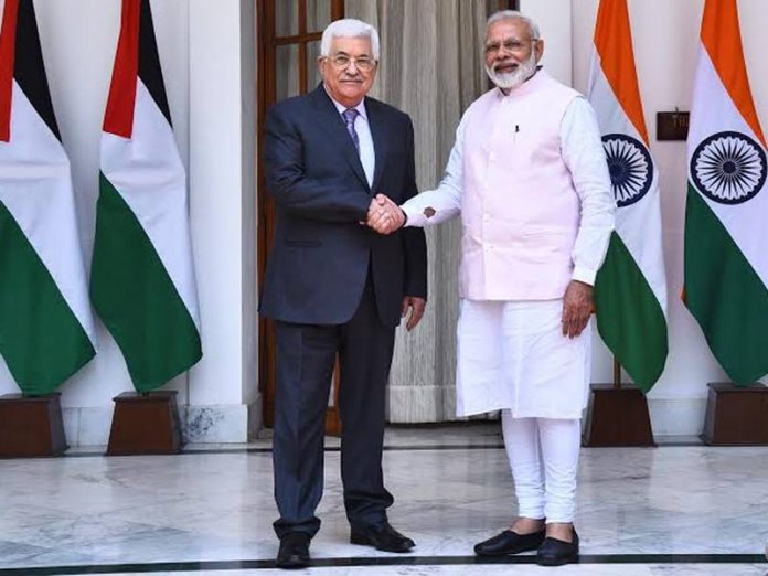 Palestine President Abbas four day visit of India
