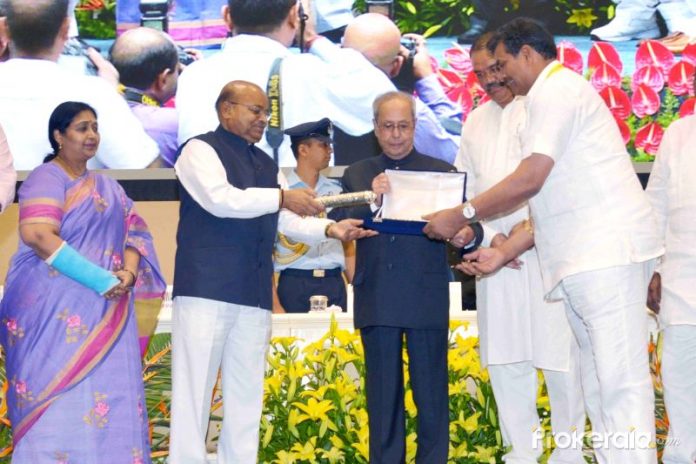 Pranab Mukharjee presented the Dr. Ambedkar National Awards Pranab Mukharjee presented the Dr. Ambedkar National Awards