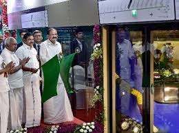 Venkaiah Naidu, Tamil Nadu CM inaugurated 7.4 km long stretch of Chennai Metro Train service
