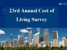 23rd Annual Cost of Living Survey