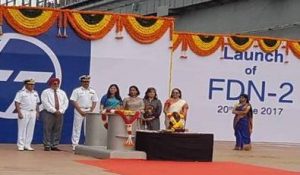 Launch of L&T Yard 55000 (Floating Dock – FDN 2)