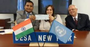 India becomes 1st country to give to UN Tax Fund with $100000 contribution