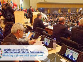 International Labour Conference in Geneva, Switzerland