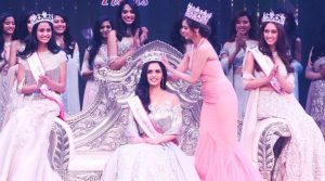 Manushi Chhillar from Haryana wins the title of Miss India 2017