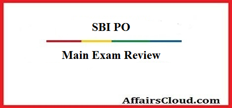 sbi-po-main-exam-review
