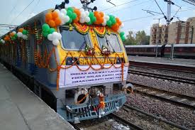 Suresh Prabhakar Prabhu inducts First DEMU Train with Solar powered Coaches into service of the Nation