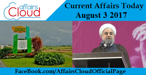 Current Affairs August 3 2017