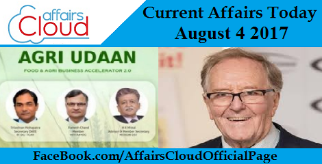 Current Affairs August 4 2017