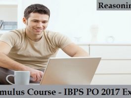 Cumulus Course - IBPS PO 2017 Exam - Reasoning Test