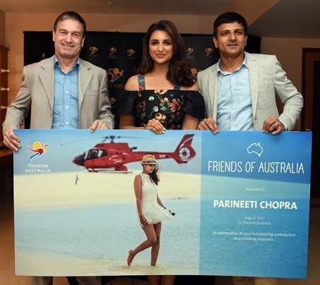 Parineeti becomes 1st Indian woman ambassador for Tourism Australia