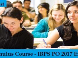 IBPS PO 2017 Exam - GA Test