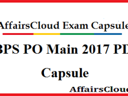 IBPS PO Main IBPS PO Main 2017 PDF2017 PDF