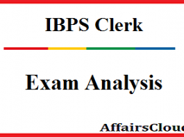 IBPS Clerk Exam Analysis