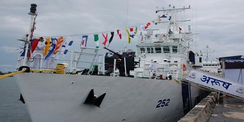 Indian Navy commissions Offshore Patrol Vessel (OPV) ICGS Sujay