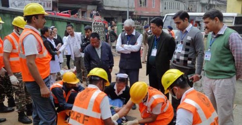 NDMA conducts mock exercise on earthquake in Haryana