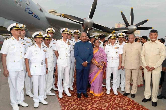 President inaugurates naval maritime aircraft museum in Visakhapatnam, Andhra Pradesh