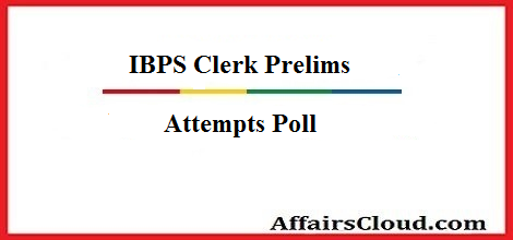 ibps-clerk-prelims-attempts poll