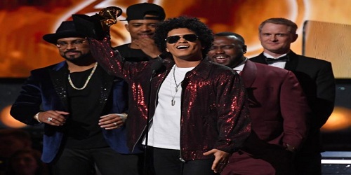 Grammys 2018 - Bruno Mars' '24k Magic' Wins Album Of The Year