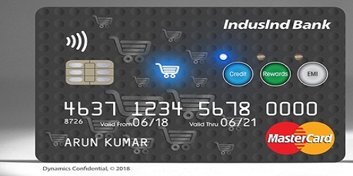 IndusInd Bank to introduce India's First Battery-Powered Interactive Payment Card