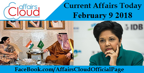 Current Affairs Today - February 9 2018