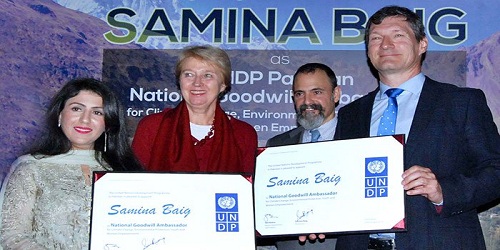 Mountaineer Samina Baig appointed as UNDP National Goodwill Ambassador for Pakistan