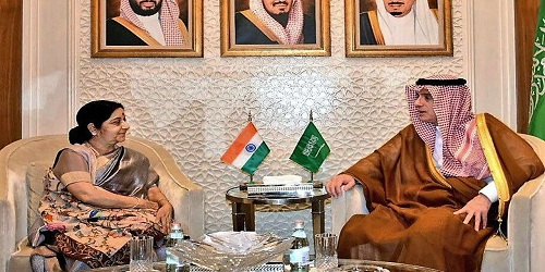 Swaraj meets Saudi King, inaugurates Janadriyah festival