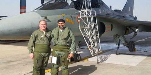 US Air Force chief David L Goldfein flies India's LCA 'Tejas'