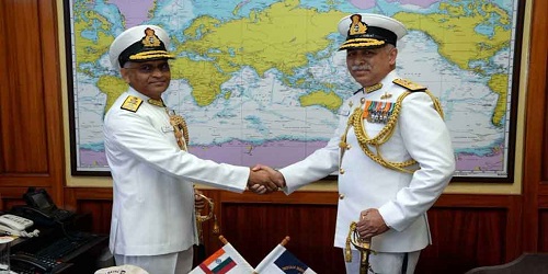 Vice-Admiral R B Pandit takes over as Commandant of INA