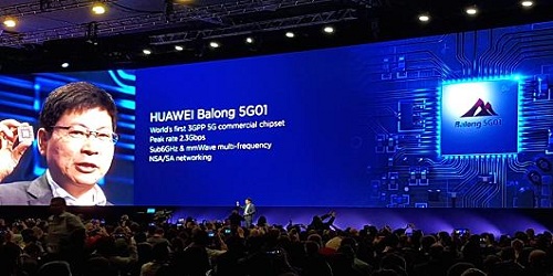 Huawei unveils world's first 5G commercial chip